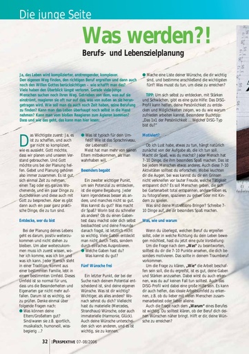 Perspektive 2006 07 was werden