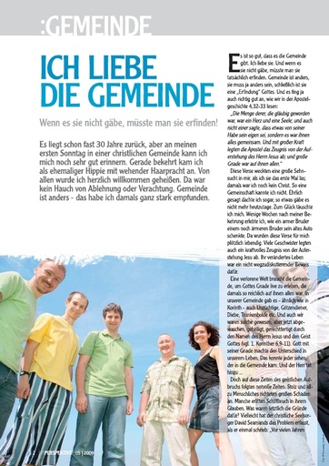 Perspektive 2009 05 ich liebe die gemeinde