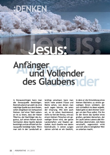 Perspektive 2010 01 jesus anfang und vollender des glaubens
