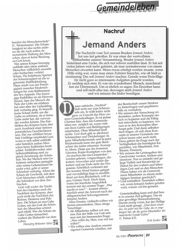Perspektive 2003 09 jemand anders