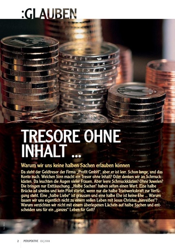 Perspektive 2008 03 tresore ohne inhalt