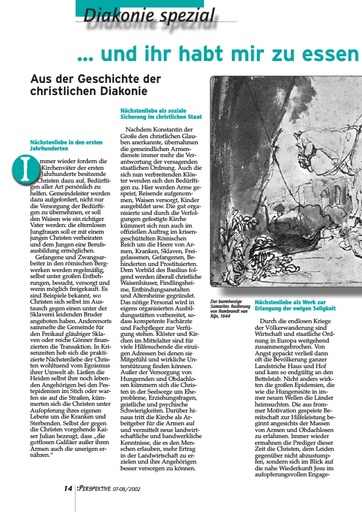 Perspektive 2002 07 und ihr habt mir zu essen gegeben