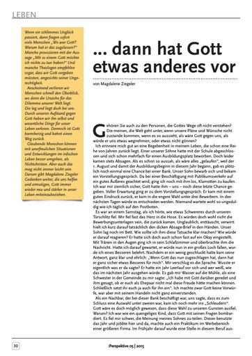 Perspektive 2015 05 dann hat gott etwas anderes vor