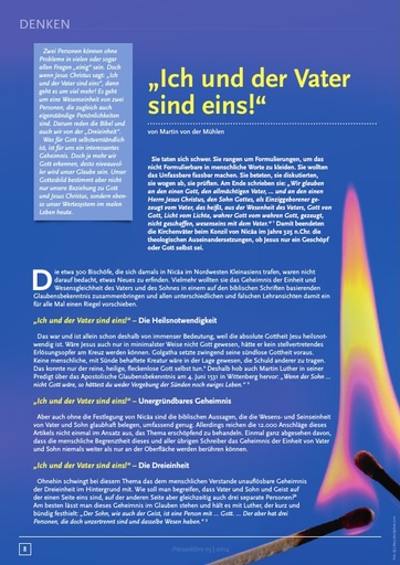 Perspektive 2014 03 ich und der vater sind eins