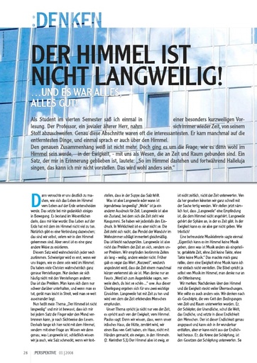 Perspektive 2008 01 der himmel ist nicht langweilig
