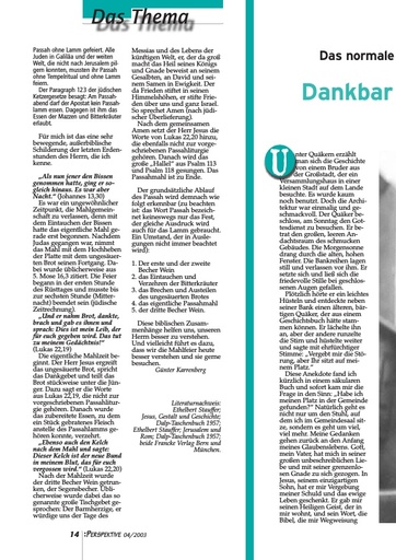 Perspektive 2003 04 dankbar auf meinem platz