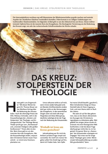 Perspektive 2018 04 Das Kreuz - Stolperstein der Theologie