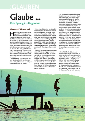 Perspektive 2013 07 glaube kein spring ins ungewisse