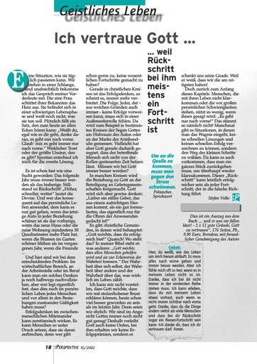 Perspektive 2002 10 ich vertraue gott