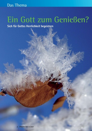 Perspektive 2007 01 ein gott zum geniessen