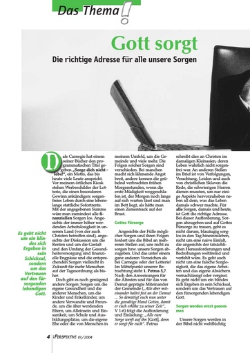 Perspektive 2004 01 gott sorgt