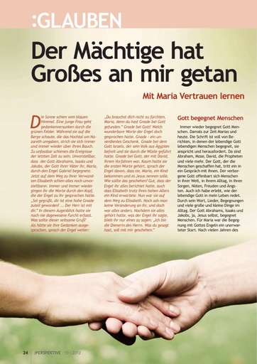 Perspektive 2012 10 der maechtige hat grosses an mir getan