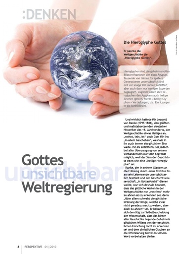 Perspektive 2010 01 gottes unsichtbare weltregierung