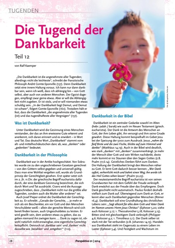 Perspektive 2014 01 die tugend der dankbarkeit