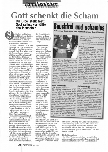 Perspektive 2003 09 gott schenkt die scham