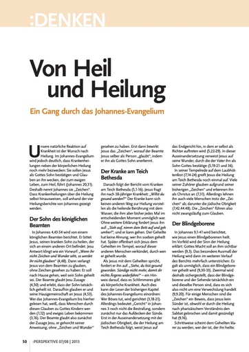 Perspektive 2013 07 von heil und heilung