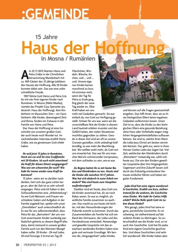 Perspektive 2013 03 15 jahre haus der hoffnung