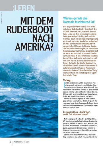Perspektive 2009 06 mit dem ruderboot nach amerika
