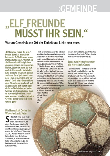 Perspektive 2008 06 elf freunde muesst ihr sein