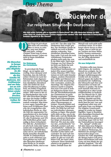 Perspektive 2001 11 die rueckkehr des heidentums