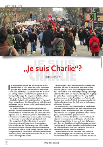 Perspektive 2015 02 je suis charlie