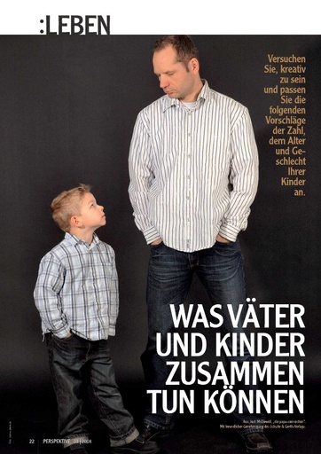 Perspektive 2008 03 was vaeter und kinder zusammen tun koennen