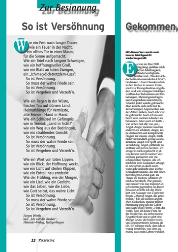 Perspektive 2001 02 gekommen um zu suchen