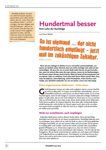 Perspektive 2014 04 hundertmal besser