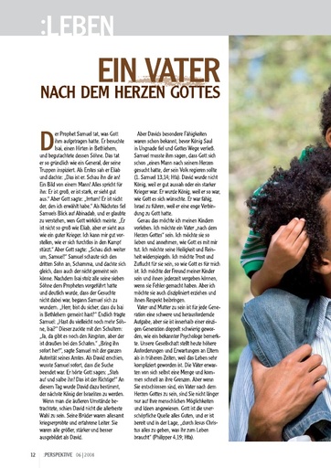 Perspektive 2008 06 ein vater nach dem herzen gottes