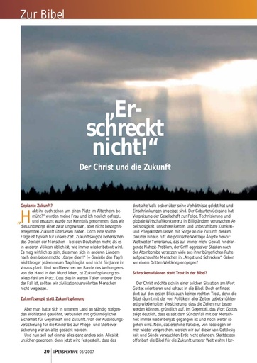 Perspektive 2007 06 erschreckt nicht
