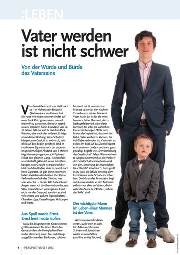 Perspektive 2013 05 vater werden ist nicht schwer