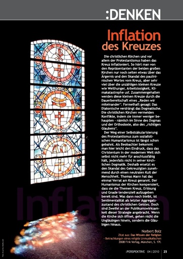 Perspektive 2010 04 inflation des kreuzes