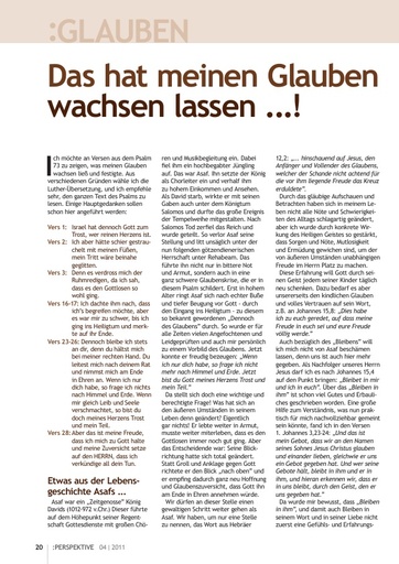 Perspektive 2011 04 das hat meinen glauben wachsen lassen