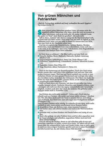 Perspektive 2003 01 von gruenen maennchen und patriarchen