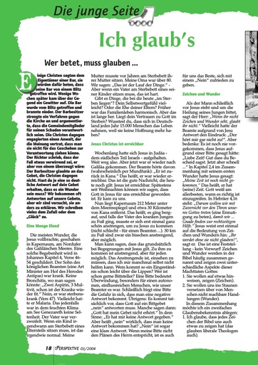 Perspektive 2004 03 ich glaubs