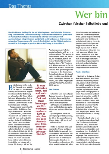 Perspektive 2005 10 wer bin ich