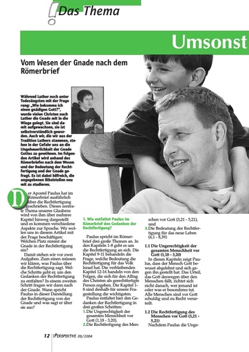 Perspektive 2004 09 umsonst gerechtfertigt