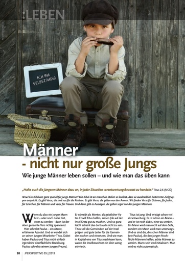 Perspektive 2013 05 maenner nicht nur grosse jungs
