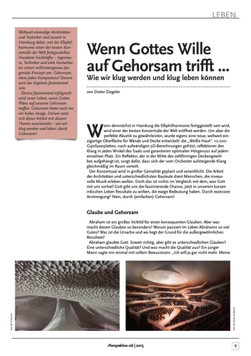 Perspektive 2015 06 wenn gottes wille auf gehorsam trifft
