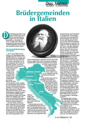 Perspektive 2003 10 bruedergemeinden in italien