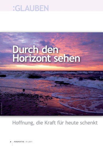 Perspektive 2011 01 durch den horizont sehen