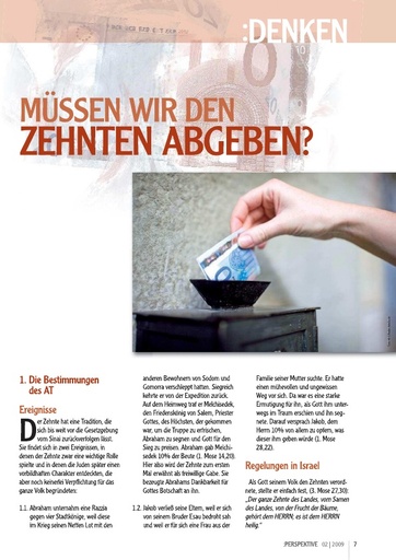 Perspektive 2009 02 muessen wir den zehnten abgeben