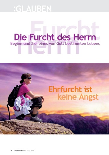 Perspektive 2010 02 die furcht des herrn