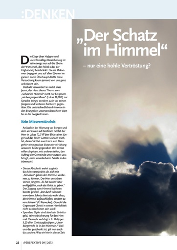 Perspektive 2013 09 der schatz im himmel
