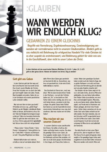 Perspektive 2008 02 wann werden wir endlich klug