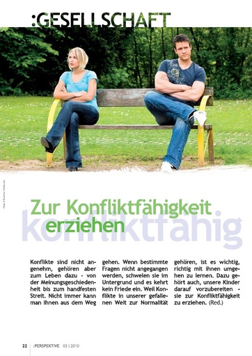Perspektive 2010 03 zur konfliktfaehigkeit erziehen