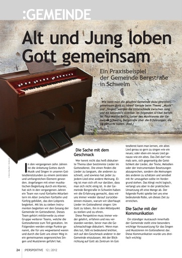 Perspektive 2012 12 alt und jung loben gott gemeinsam