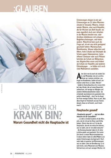 Perspektive 2009 03 und wenn ich krank bin