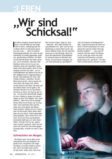 Perspektive 2012 04 wir sind schicksal
