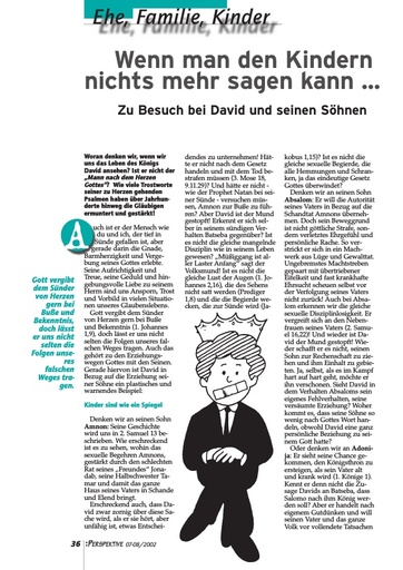 Perspektive 2002 07 wenn man den kindern nichts mehr sagen kann